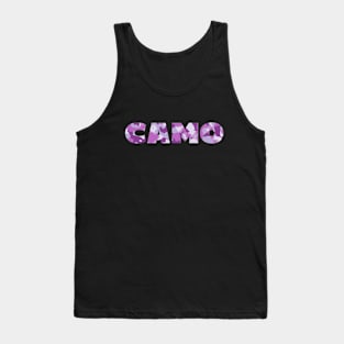 Vivid Plum Camouflage Tank Top